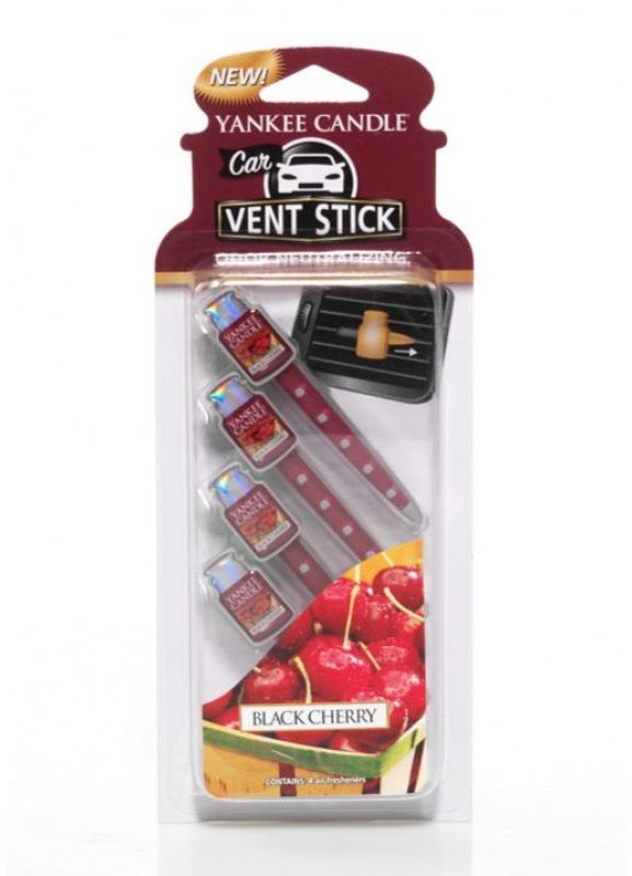 YANKEE CANDLE Black Cherry Vent Stick 4 ks