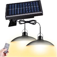 LEDSolar DUO solární závěsné lampy na zahradu s dálkovým ovládáním, iPRO, 8W, teplé světlo - LED světlo