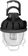 LED kempingové světlo Transparent s USB černé, iPRO, 15 W, studená a teplá bílá - LED světlo