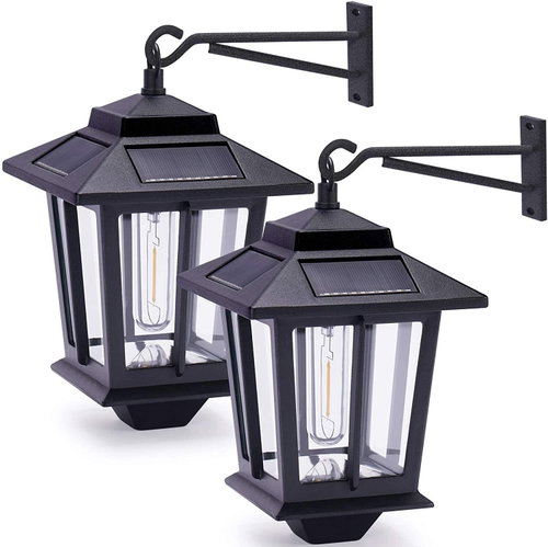 LEDSolar Hanging Solar Outdoor Aluminum Lantern 2 pcs, Wireless, iPRO, 15W, Warm Color - LED Light - Main image