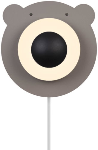 Nordlux Children's wall lamp Bruna Bear - brown - Wall Lamp - Main image