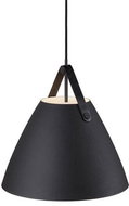Nordlux Design Chandelier with Leather Strap Strap - Black - Chandelier