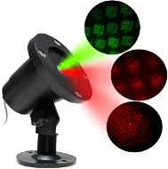 Aga Vánoční laserový dekorativní projektor Zelená/červená MR9080 - Světelný projektor