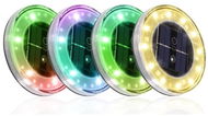 Bezdoteku Ledsolar venkovní, senzor Multicolor 4 ks - LED světlo