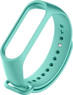 Xiaomi Single colour replacement wristband for Mi Band 3/4 Wristband colour: Turquoise MIBANDCZX0003 - Watch Strap
