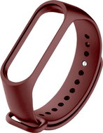 Xiaomi Single colour replacement wristband for Mi Band 3/4 Wristband colour: Bordeaux (Duller Red-Br - Watch Strap