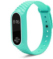 Xiaomi Structured dual-colour replacement wristband for Mi Band 2 Colour: Light Green-White - Watch Strap