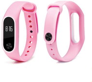 Xiaomi Two-colour replacement wristband for Mi Band 2 Colour variant: pastel pink-white MIBANDCZX00 - Watch Strap