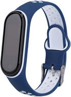 Xiaomi EF replacement bracelet for Mi Band 3/4 Color: Dark Blue-White MIBANDCZX00331 - Watch Strap