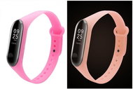 Xiaomi Glow in the dark replacement bracelet for Mi Band 3/4 Bracelet colour: Pink MIBANDCZX00356 - Watch Strap
