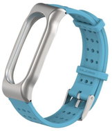Xiaomi CYS Rubber strap with metal case replacement bracelet for Mi Band 2 Color: Blue - Watch Strap