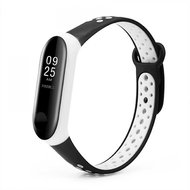 Xiaomi PTL replacement bracelet for Mi Band 3/4 Color: Black-White MIBANDCZX00392 - Watch Strap