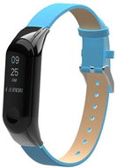 Xiaomi Leather strap with metal case replacement bracelet for Mi Band 3 Color: Light Mod - Watch Strap