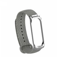 Xiaomi Carbon replacement wristband for Mi Band 4 Color: Grey MIBANDCZX00470 - Watch Strap