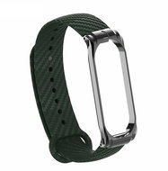 Xiaomi Carbon replacement bracelet for Mi Band 4 Color variant: Army Green MIBANDCZX00460 - Watch Strap