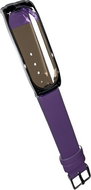 Xiaomi Leather strap with metal case for Mi Band 4 Color: Purple-Silver case MI - Watch Strap