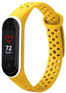 Xiaomi BRESPO replacement bracelet for Mi Band 3/4 Color: Yellow-White MIBANDCZX00510 - Watch Strap
