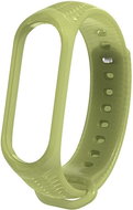 Xiaomi Hex Transparent replacement bracelet for Mi Band 3/4 Bracelet colour: Army Green - Watch Strap