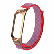 Xiaomi N3LN Nylon strap replacement bracelet for Mi Band 3 Color: Orange-Purple MIBAN - Watch Strap