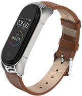 Xiaomi TFM Leather strap replacement bracelet for Mi Band 3/4 Color: Brown MIBANDCZX00644 - Watch Strap