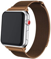 HappyLife Milanese magnetic pull for Apple Watch 38/40mm Color: Brown MIBANDCZX00798 - Watch Strap
