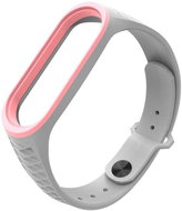 HappyLife DBP replacement bracelet for Mi Band 3/4 Color: Grey-Pink MIBANDCZX00872 - Watch Strap