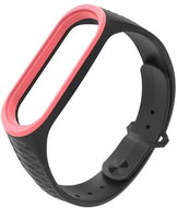 HappyLife DBP replacement bracelet for Mi Band 3/4 Color: Black-Pink MIBANDCZX00869 - Watch Strap