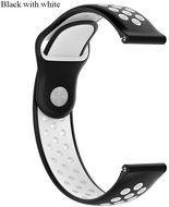 HappyLife ABS Replacement strap 22mm Colour: Black-White MIBANDCZX00976 - Watch Strap