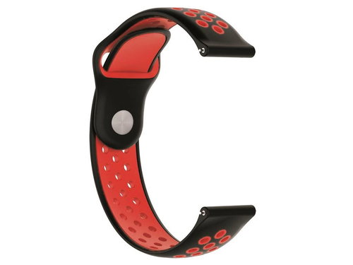 HappyLife ABS Replacement strap 22mm Colour: Black-Red MIBANDCZX00970 - Watch Strap - Main image