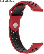 HappyLife ABS Replacement strap 22mm Colour: Red-Black MIBANDCZX00978 - Watch Strap
