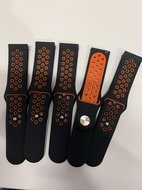 HappyLife ABS Replacement strap 22mm Colour: Black-Orange MIBANDCZX00973 - Watch Strap