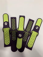 HappyLife ABS Replacement strap 22mm Colour: Purple-Green MIBANDCZX00979 - Watch Strap