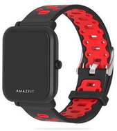 HappyLife SPM replacement strap 22mm Colour: Black-Red MIBANDCZX01002 - Watch Strap