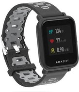 HappyLife SPM replacement strap 22mm Colour: Black-Grey MIBANDCZX01004 - Watch Strap