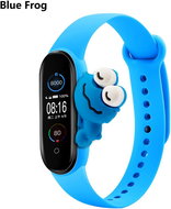 HappyLife Animals Bracelet for Xiaomi Mi Band 2/3/4/5/6 Color: Blue Bracelet + Frog, Pro - Watch Strap