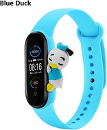 HappyLife Animals Bracelet for Xiaomi Mi Band 2/3/4/5/6 Color: Light Blue Bracelet + Duck - Watch Strap