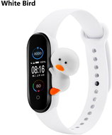 HappyLife Animals Bracelet for Xiaomi Mi Band 2/3/4/5/6 Color: White Bracelet + Bird, Pro - Watch Strap