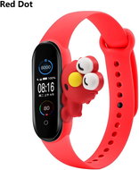 HappyLife Animals bracelet for Xiaomi Mi Band 2/3/4/5/6 Color: Red bracelet + Sleeping frog - Watch Strap