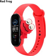 HappyLife Animals bracelet for Xiaomi Mi Band 2/3/4/5/6 Color: Red bracelet + Frog, P - Watch Strap