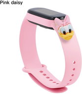 HappyLife Animals bracelet for Xiaomi Mi Band 2/3/4/5/6 Color variant: light pink + Duck head - Watch Strap