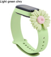 HappyLife Animals bracelet for Xiaomi Mi Band 2/3/4/5/6 Color: Light green + big green - Watch Strap
