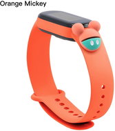 HappyLife Pets bracelet for Xiaomi Mi Band 2/3/4/5/6 Color variant: orange + Mickey symbol, - Watch Strap