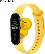 HappyLife Animals Bracelet for Xiaomi Mi Band 2/3/4/5/6 Color: Yellow Bracelet + Chicken, P - Watch Strap