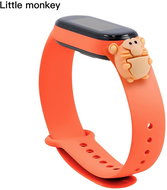 HappyLife Animals Bracelet for Xiaomi Mi Band 2/3/4/5/6 Color: Orange + Hamster, For Friends - Watch Strap