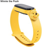 HappyLife Pets Bracelet for Xiaomi Mi Band 2/3/4/5/6 Color: Yellow + Winnie the Pooh, For P - Watch Strap
