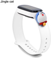 HappyLife Pets Bracelet for Xiaomi Mi Band 2/3/4/5/6 Color: White + Blue, For Pro Př - Watch Strap
