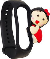 HappyLife Pets Bracelet for Xiaomi Mi Band 2/3/4/5/6 Color: Black + baby, For Device - Watch Strap