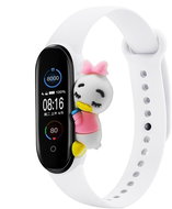 HappyLife Animals bracelet for Xiaomi Mi Band 2/3/4/5/6 Color: White Bracelet + Duck, - Watch Strap
