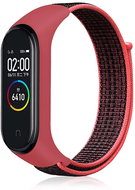 HappyLife SportNylon replacement strap for Mi band 3/4/5/6 Color: Red-Black MIBANDCZX0 - Watch Strap
