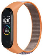 HappyLife SportNylon replacement strap for Mi band 3/4/5/6 Color: Orange-Grey MIBANDCZX0 - Watch Strap